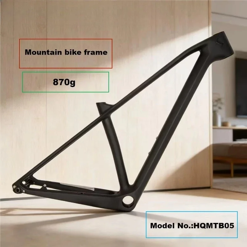 Ultra-Light Full Carbon Fiber MTB Frame 29er Disc Brake High Performance Geometry 870g Enhanced Riding Experience