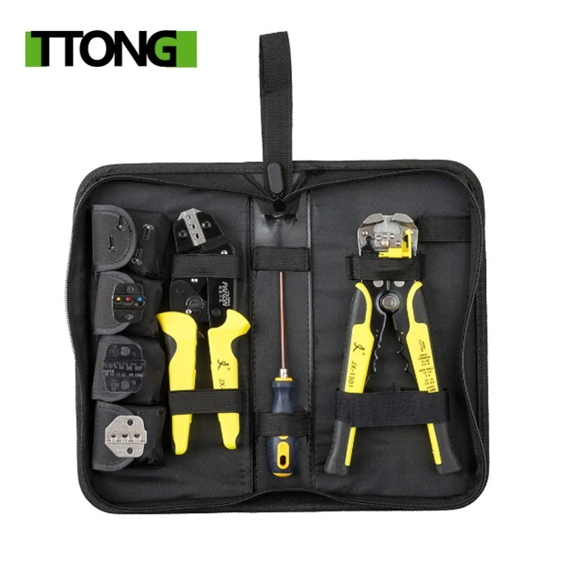 

4 In 1 Multifunction Wire Crimper Kit Cutting Crimping Terminal Electrician Repair Tools Set Professiona