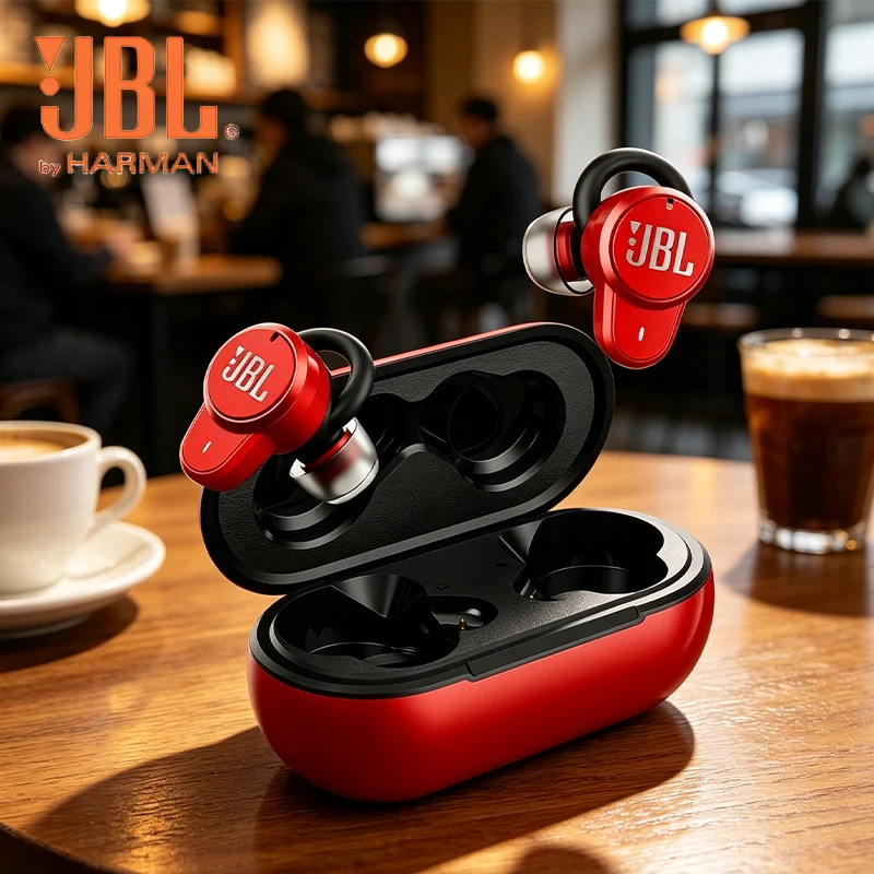 JBL T280TWS Pro Gaming Bluetooth Earphones Metal Texture Shell Running Sports Sweatproof Call In Ear Earphones