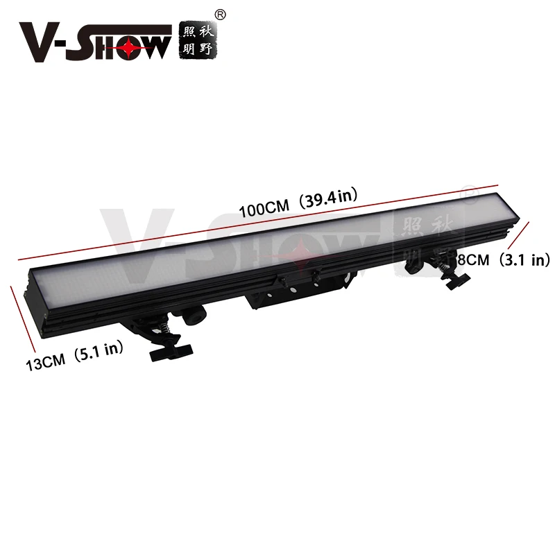 V-show 4pcs S1296 Strobe LED Bar 1296pcs*0.5W RGBW 4in1 SMD Dj