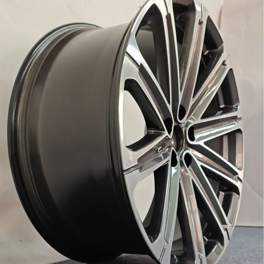 

two colors 10 spokes 5 * 114.3 PCD UNI-K 21-inch aluminum alloy wheels, black and gray,