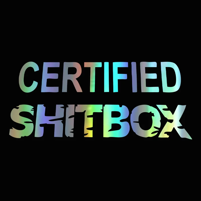 Shitbox4x4 G151 Крутые Модифицированные Автомобильные Наклейки Виниловые Гравированные Наклейки На Бампер Мотоцикла Задние На...
