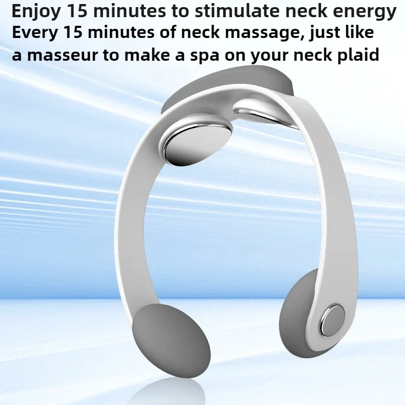 New multifunctional mini cervical massager pulse home neck massager therapy function portable hot compress cervical massager
