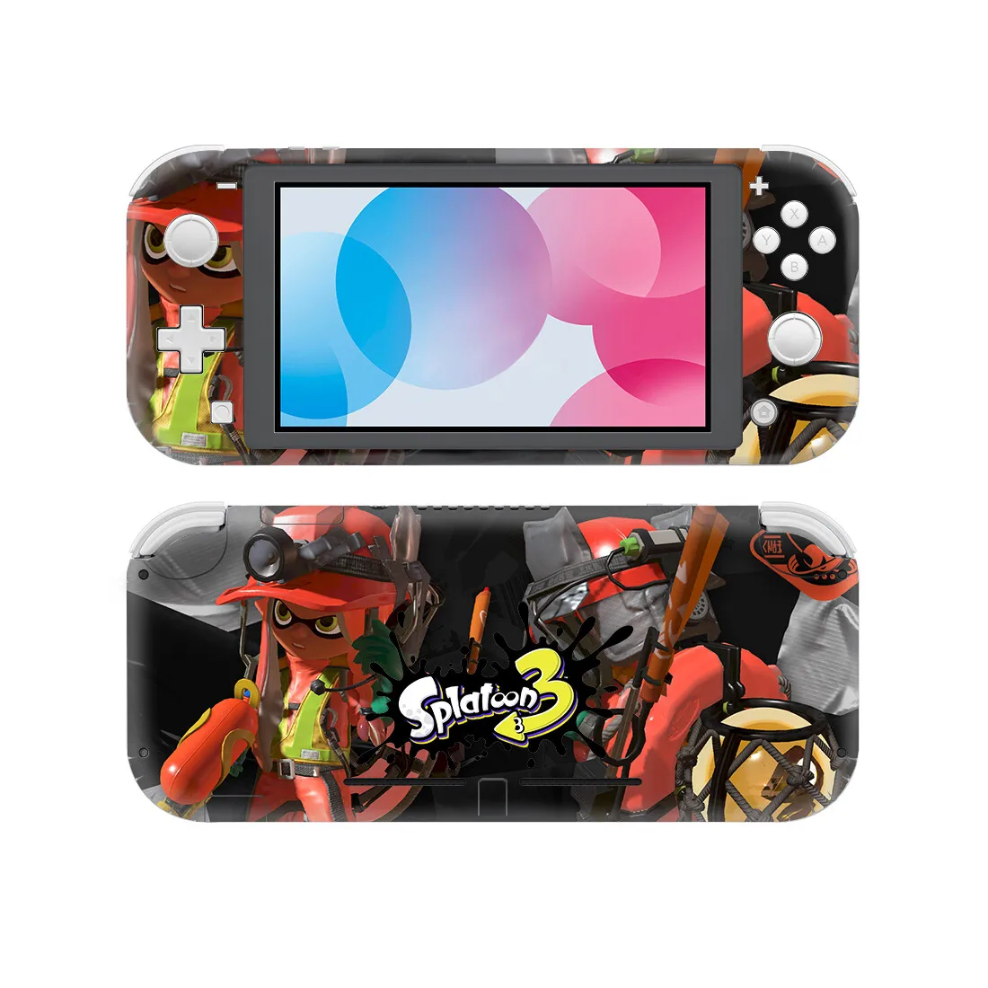 Game Splatoon Sticker Skin Cover for Nintendo Switch Lite Console Dock Charger Stand Holder Joycon Skin Vinyl