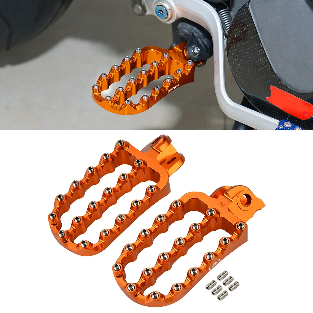 

Forged Footpeg Footrest Foot Pegs For KTM 690 Enduro /R SMC R 2008-2023 Husqvarna 701 Enduro Supermoto 2016-2023 2022 2021 2020