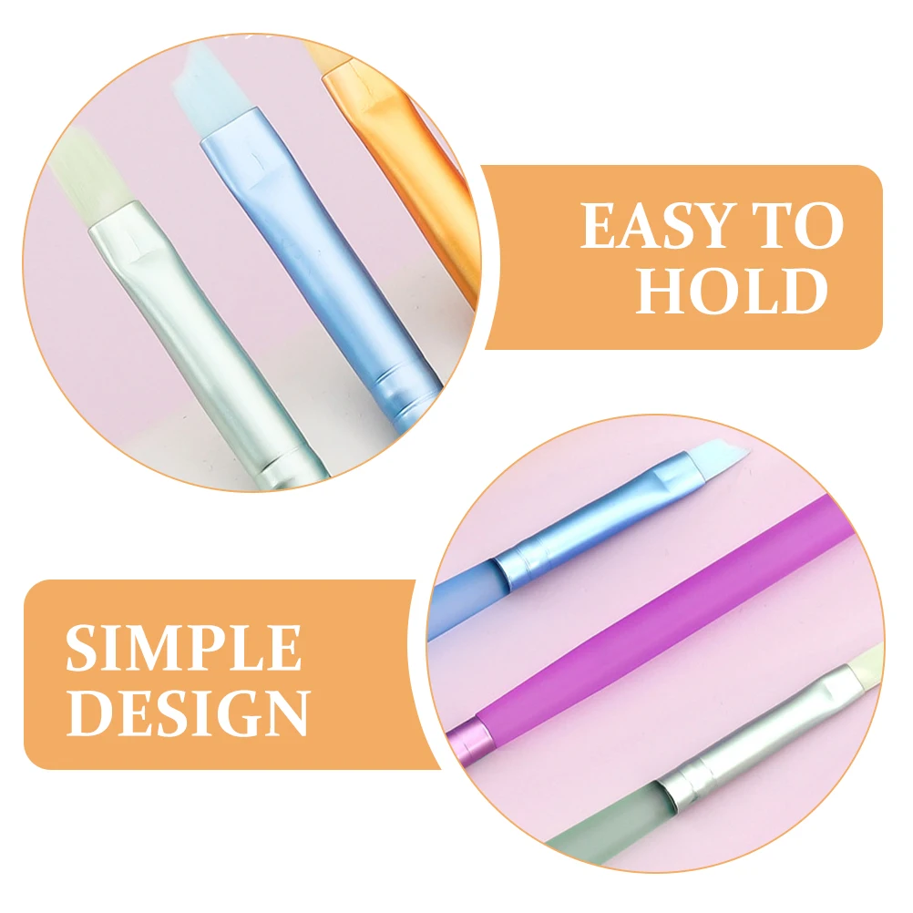 

5 Pcs Nail Pen Set Manicure Brush for Nails Decorating Tools Gel Polish Brushes Fingernail Art Design