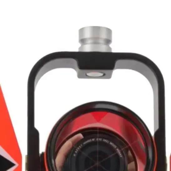 Hot Sale All Metal Single Tilt Reflector Prism Set With Red Shell Orange Target For Total Station Surveying