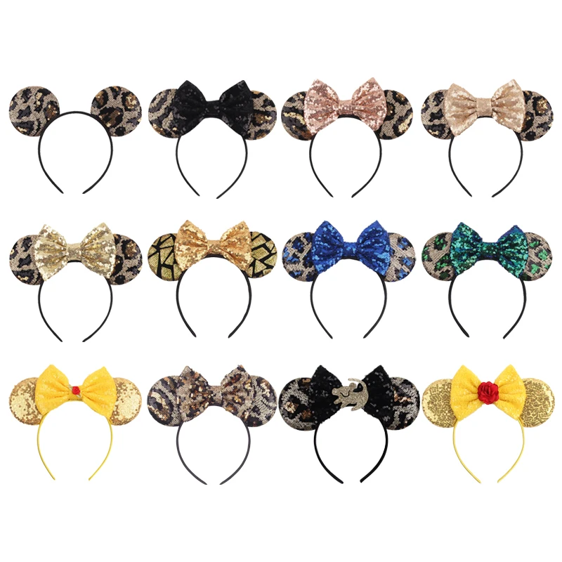Schönheitsmädchen und das Biest Haarbänder für Mädchen, verzauberte Rosenohren, Haaraccessoires, Damen, Festival, niedliche Krone, Schleifen-Stirnband für Kinder – Detail 9