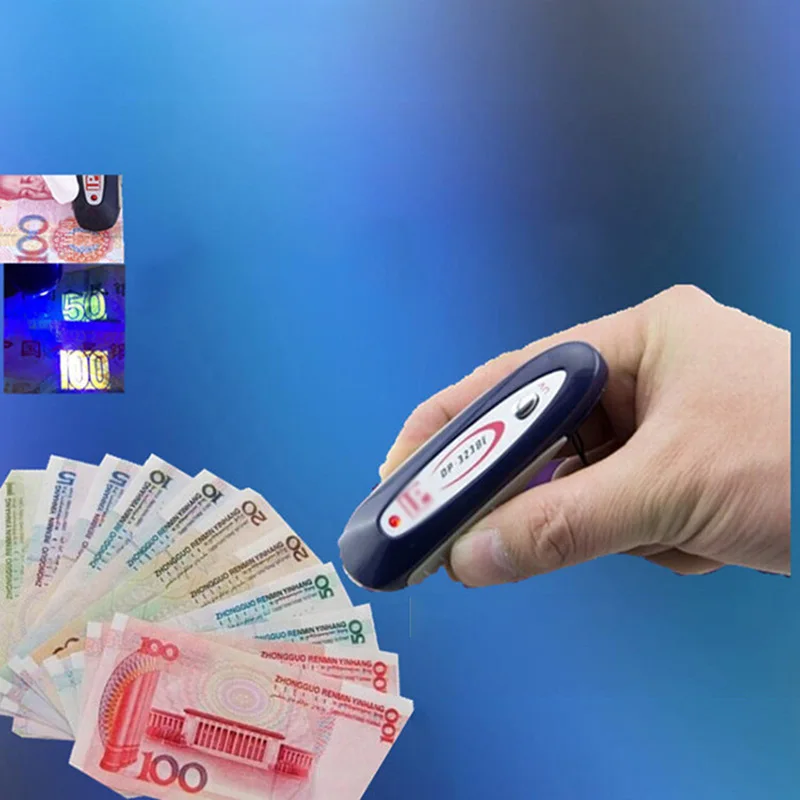 Money Detector, 2 in 1 Portable Mini Money Detector Cash Currency Banknote Checker Tester with Magnetic & UV