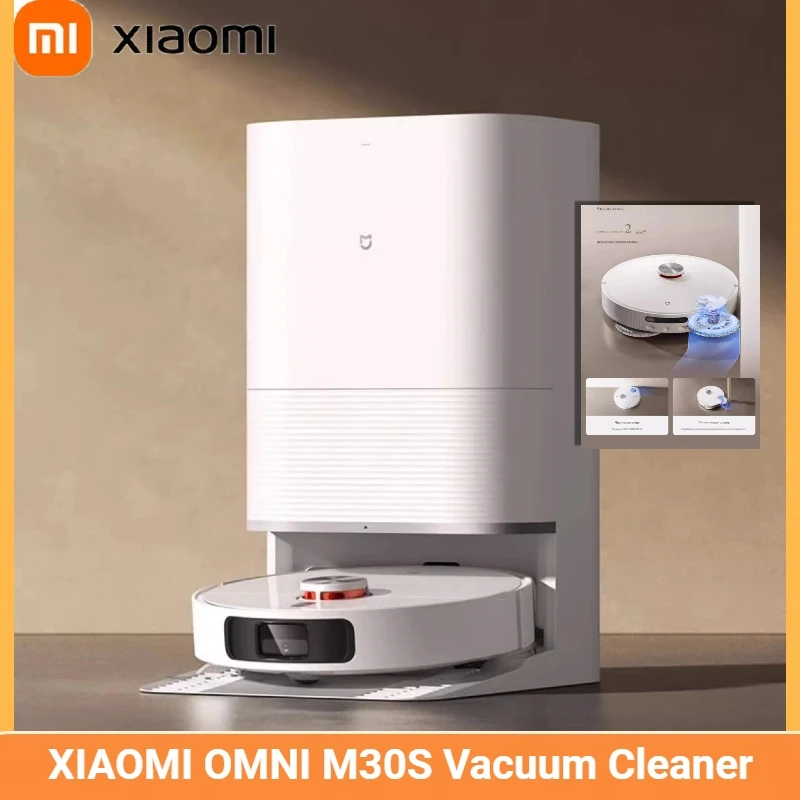 XIAOMI MIJIA OMNI Robot Mop M30S Vacuum Cleaners D103CN Empty Dust Home Dirt Disposal Machine Self Cleaning