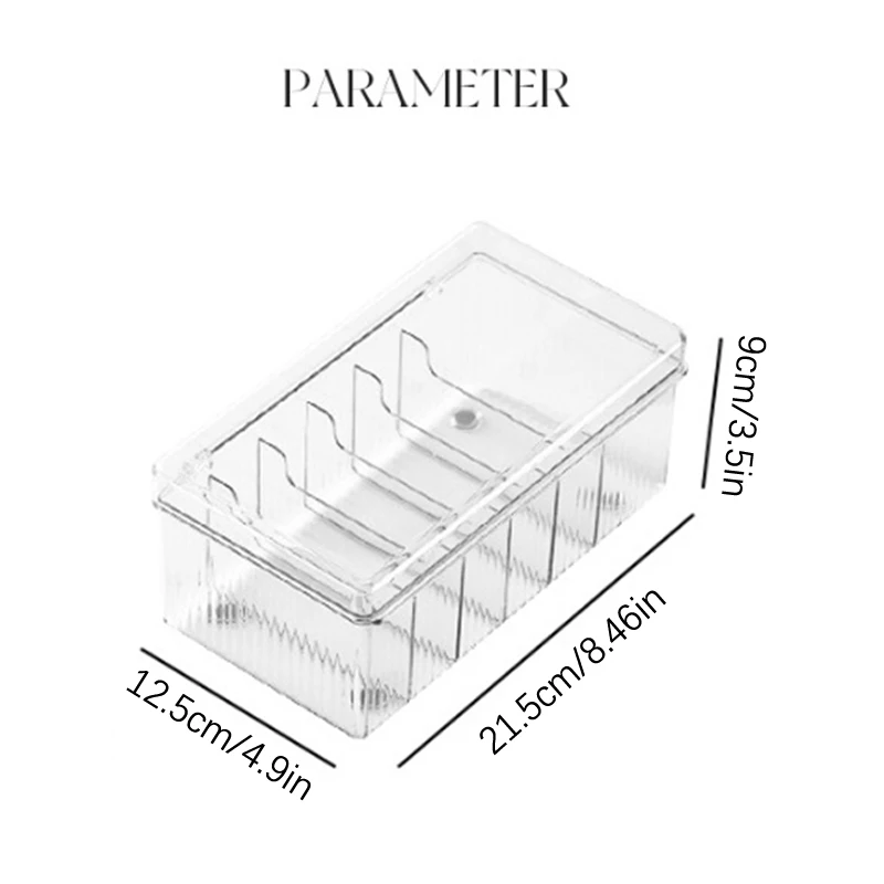 Transparent Eyelashes Extension Tools Storage Box Lashes Accessories Acrylic Desktop Makeup Tool Container Cosmetic Organizer