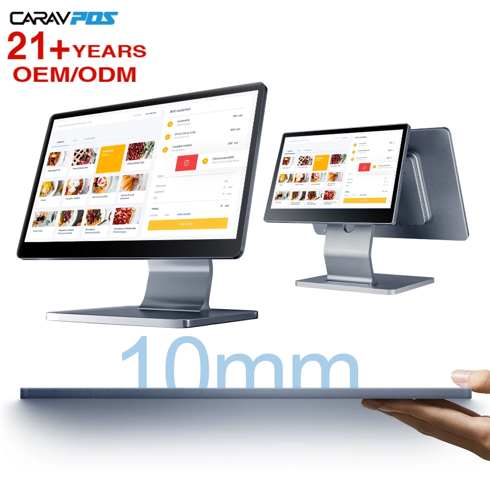 Factory New Design 15.6 Screen Android Windows10/11 Payment Machine Cash Register for Supermarket Pos System