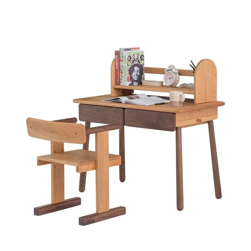 Writing table for primary school students Study table and chair set Adjustable lift