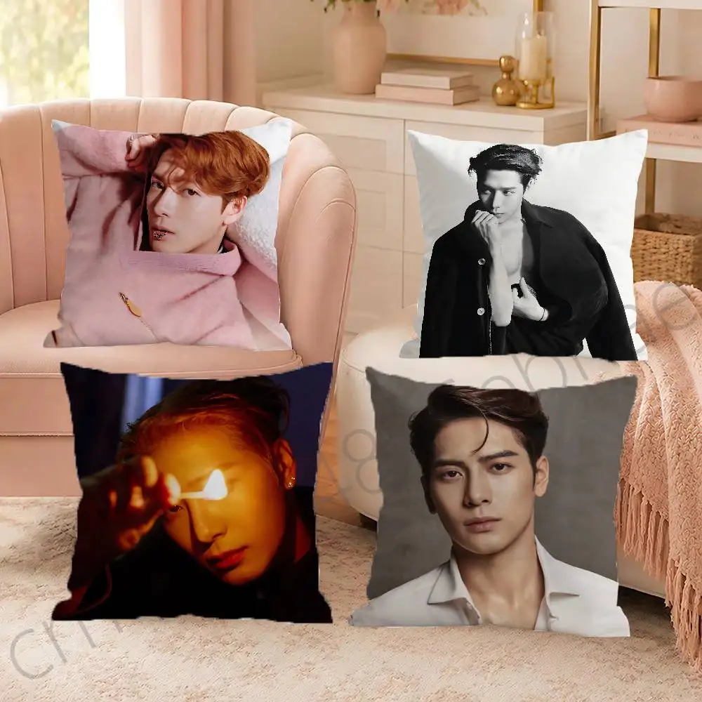 FOR Jackson Wang Thank You Pillow Cover Sofa cushion cover room Home dormitory decoration Warm Winter Cushion Cover