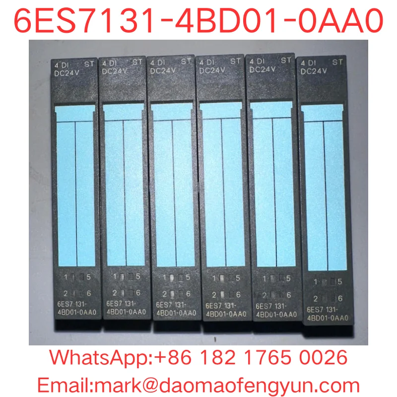 6ES7131-4BD01-0AA0 Used Tested OK In Good Condition SIMATIC DP, 5 electronic modules for ET 200S