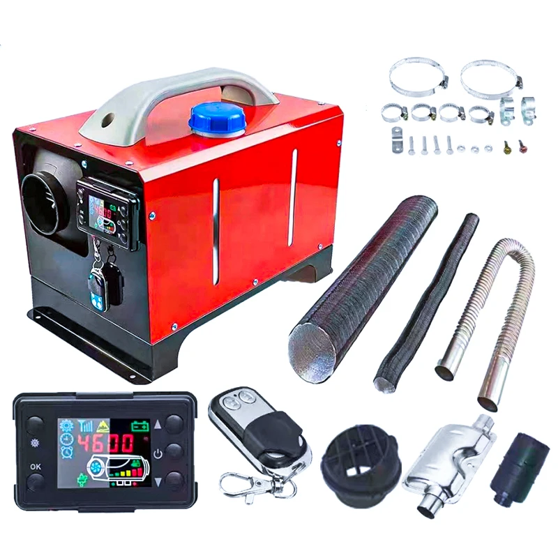 

Truck Car Cabin 12 Volt Fuel Heaters 2kw 5kw 8kw diesel Parking air Heater ABS Cover Single Hose Boat Car Van Mini Heating