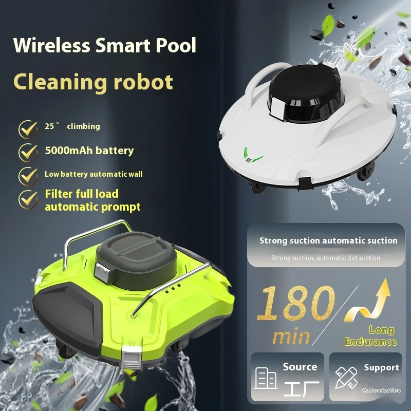 

Factory-Sourced Swimming Pool Cleaning Robot USB Powered Vacuum Cleaner Cross-Border Exclusive
