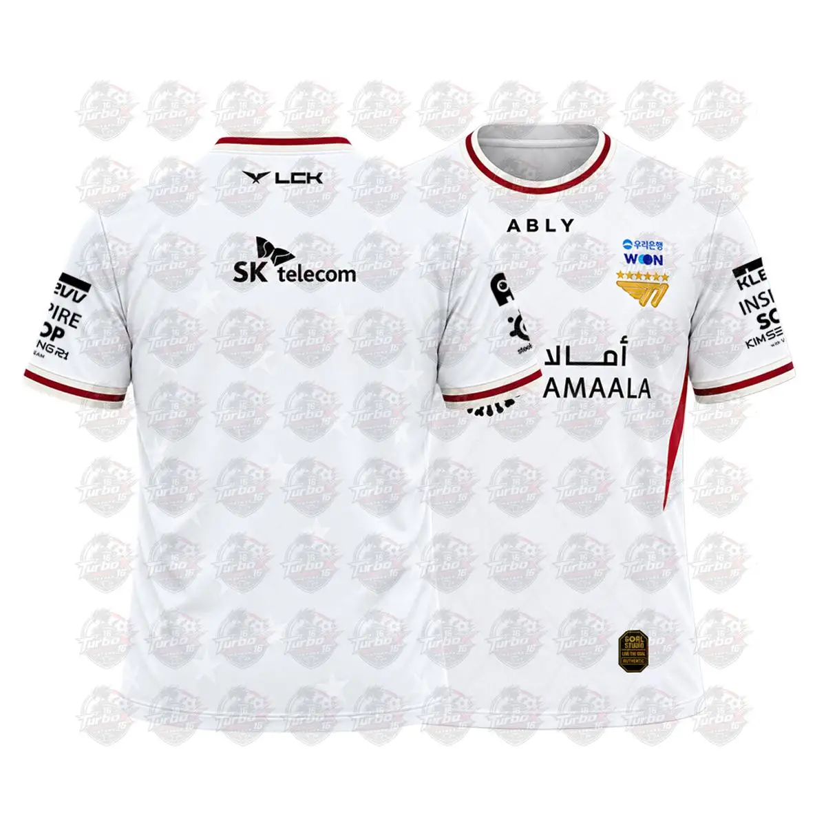 T1 Lck 2026 E-sports Match Jersey Unisex Summer Breathable Round Neck T-shirt Casual Short Sleeved Fan Customized Name T-shirt