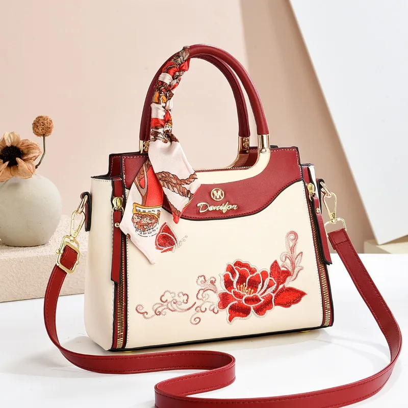 

Роскошные сумки с вышивкой, женские сумки, дизайнерские высококачественные повседневные сумки-тоут, женские сумки через плечо Bolsa Feminina