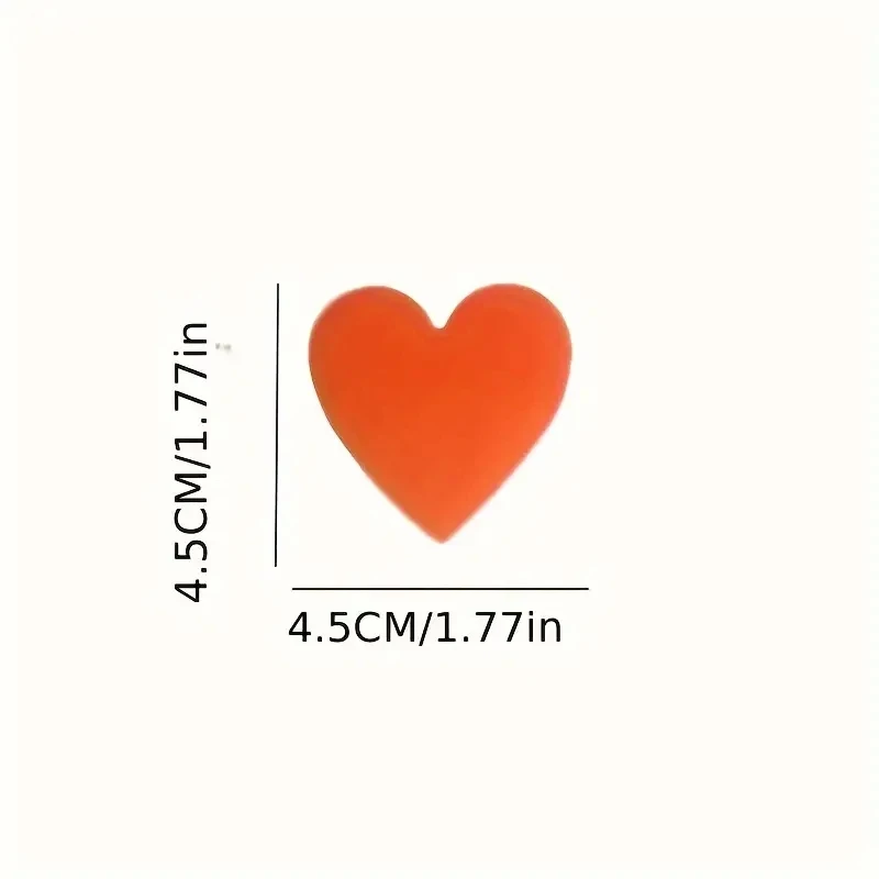 8 colors Luminous PET Heart-Shaped Sticky Notes,Creative Student Label Stickers, 160 sheets School stationery stickers
