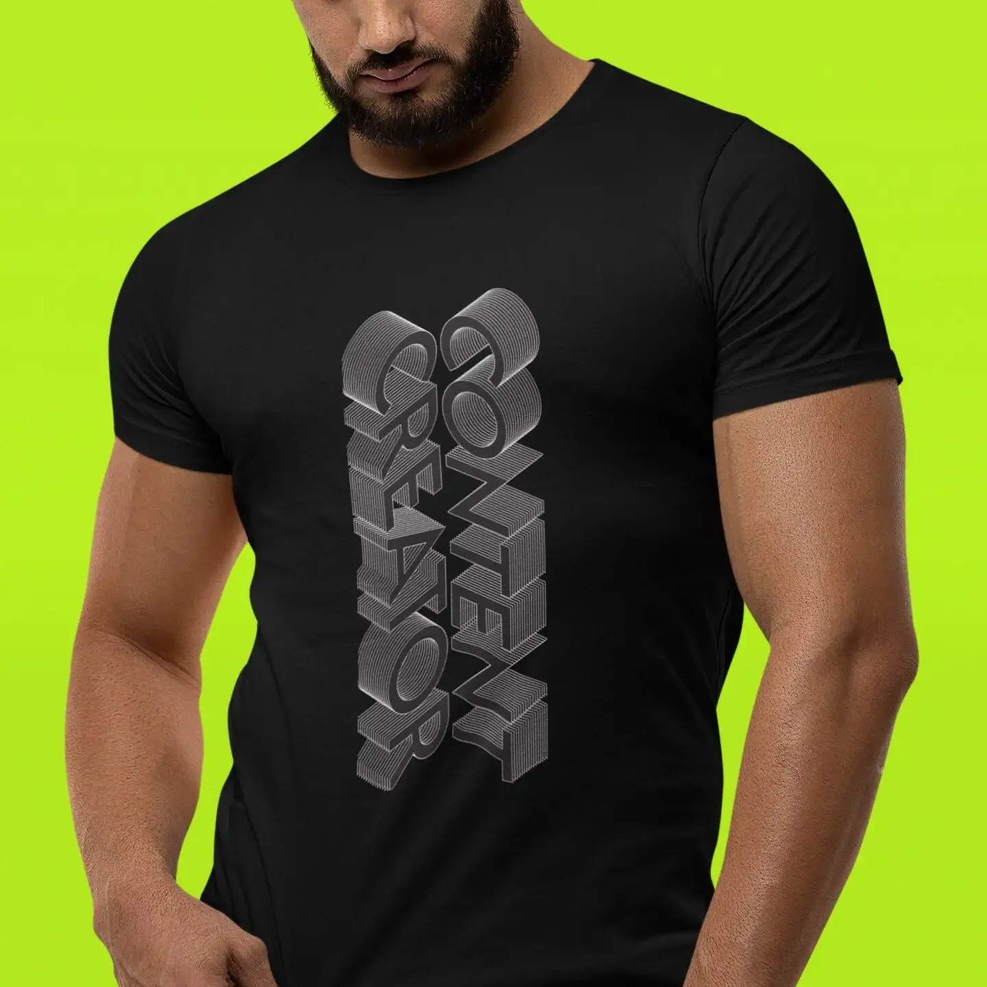 T-shirt pour créateur de contenu, influenceur, YouTuber, Instagram, Onlyfans, monteur vidéo, vidéaste, podcasteur, modèle fitness