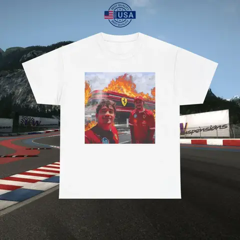2026 Team on Fire Charles Leclerc and Lewis Hamilton | Perfect for Ferrari F1 Fans & Fathers Day Gifts Ins Y2k