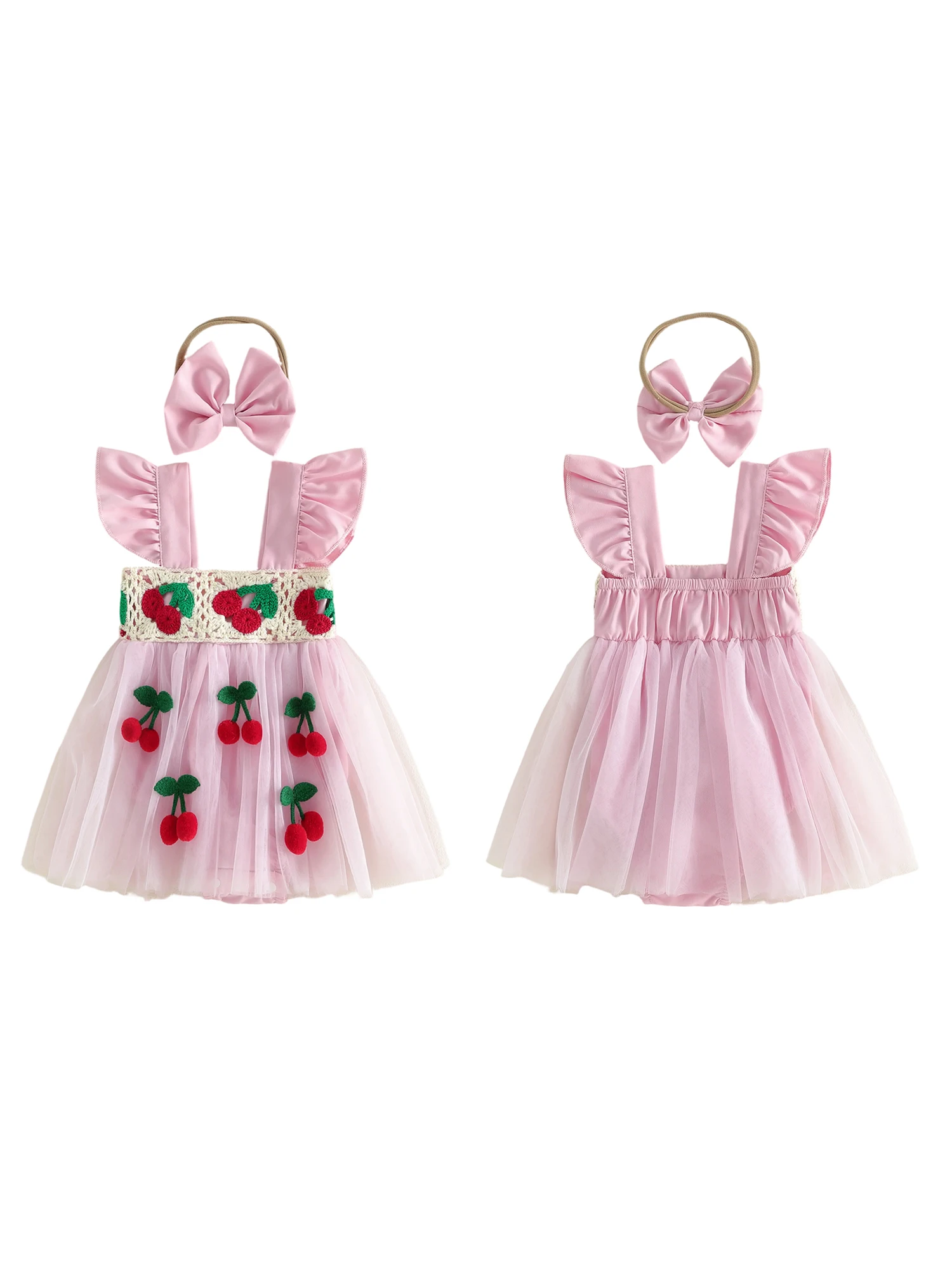 

Очаровательный комбинезон без рукавов с цветочным принтом для маленьких девочек, комплект с подходящей повязкой на голову, летняя одежда, коллекция одежды для новорожденных