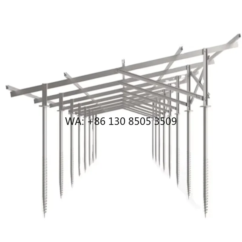 Photovoltaic Solar Plant Ground Mount Adjustable Solar Panel Mounting Bracket