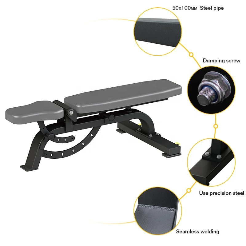 

Weight Training Commercial Gym Fitness Equipment Machine Multi Function Incline Decline Super Adjustable Bench1