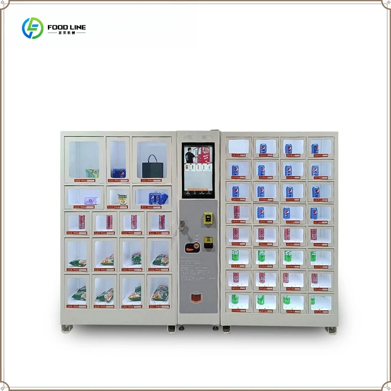 Intelligent Control System Storage Cabinet Vending Machine Multiple Payment Options Intelligent Vending Machine FL Customized