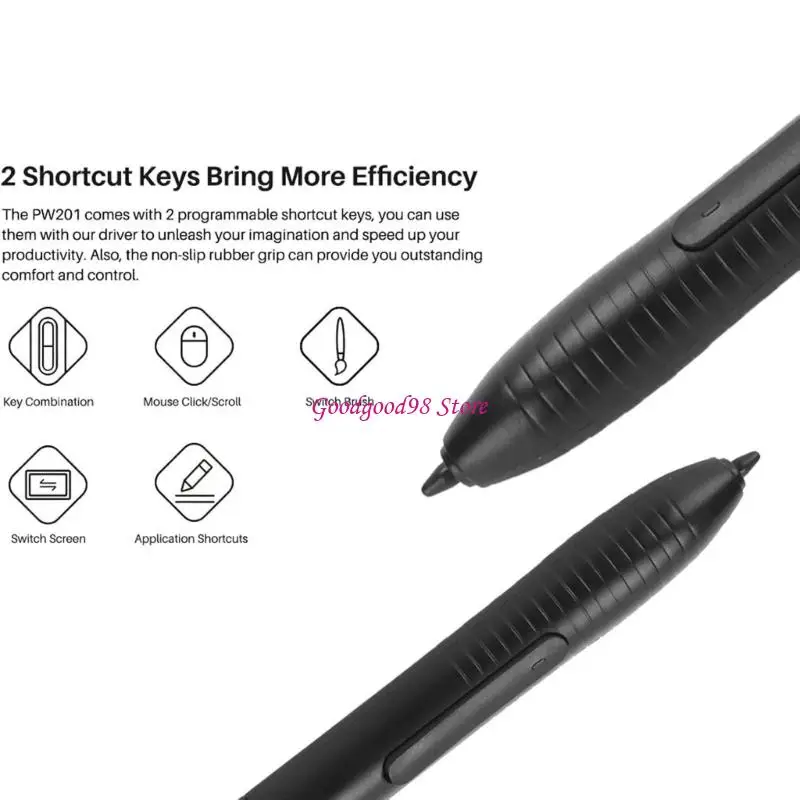 Ergonomic Graphics Pen for Creative Work Responsive Touch Construction