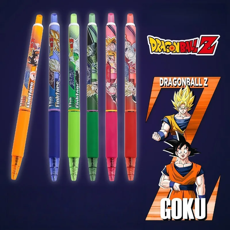 

Dragon Ball 0.5mm quick dry retractable pen cartoon anime Super Saiyan Goku Frieza Vegeta, student signature pen stationery gift