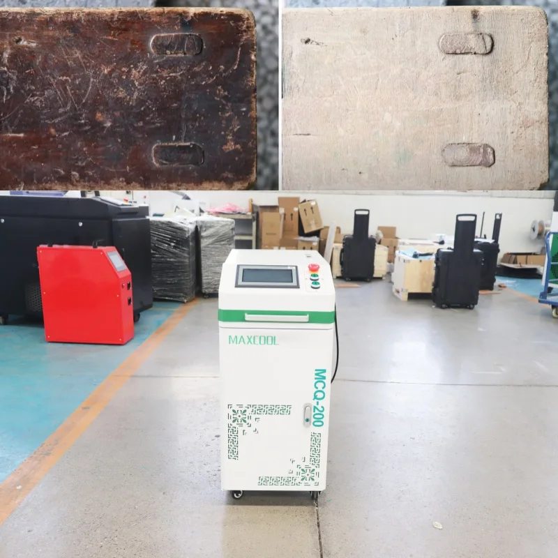 Maxcool Laser Cleaner 300W Portable Precision For Rust Removal Laser Clean Wood Surface