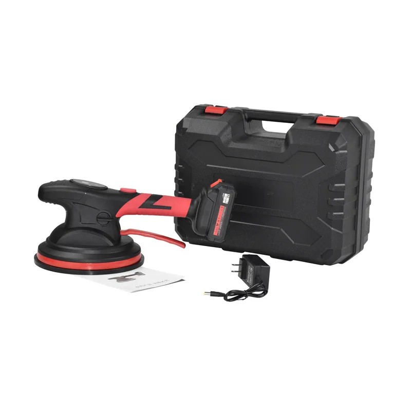 آلة بلاط البلاط 6 سرعات قابل للتعديل 21 فولت بطارية ليثيوم 7500 مللي أمبير بلاط أرضيات الحائط وضع أداة تهتز #6