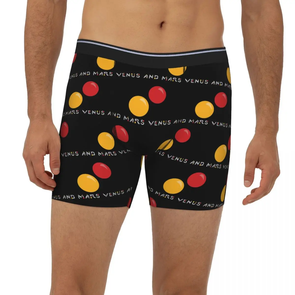 

Venus And Mars Minimalist Album Cover Long Boxer Underpants Short Male Panties Underwear for Homme Man Boyfriend Gifts