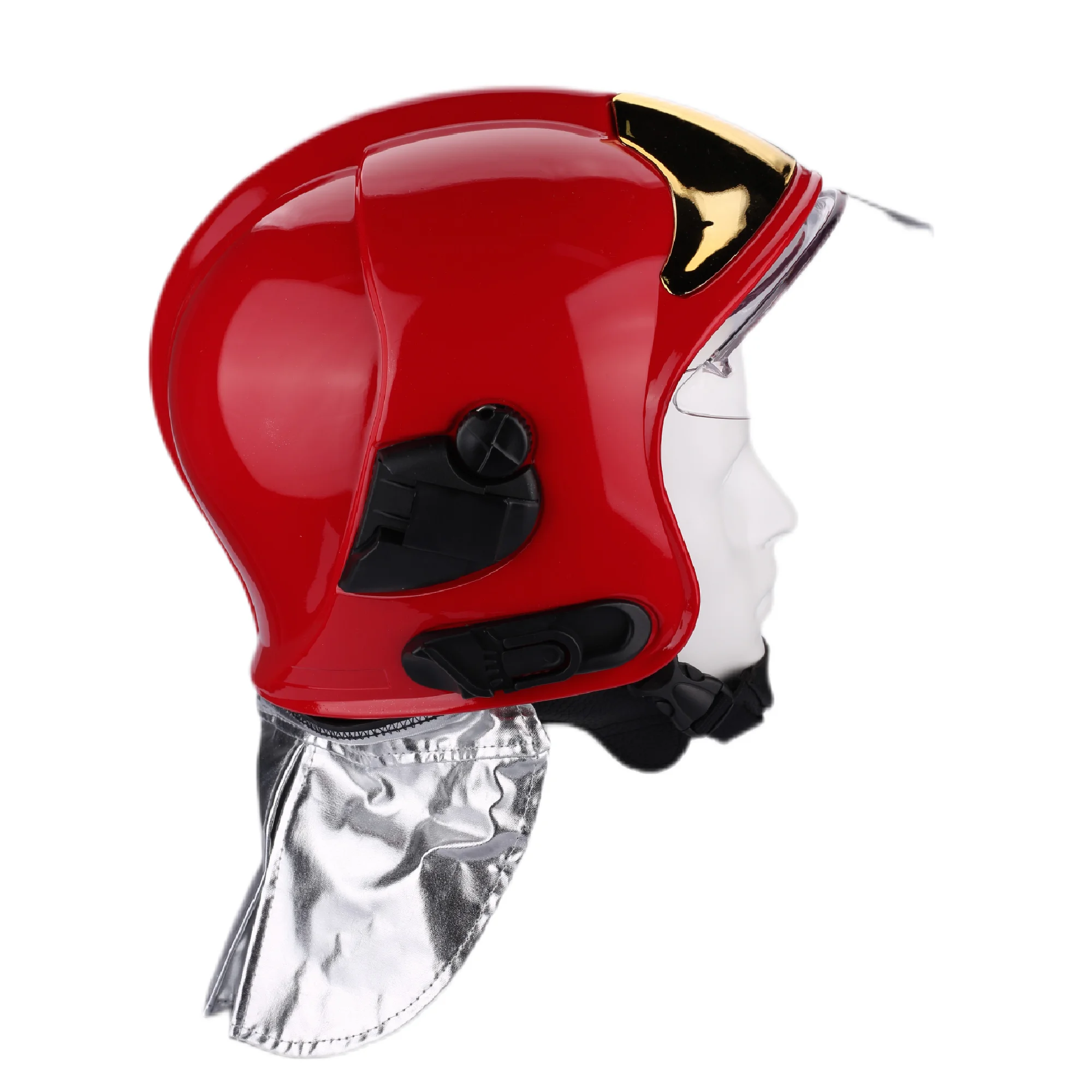 New Design Red Fireman Helmets FireFigther Helmet For Firefighting Rescue High quality factory direct sales