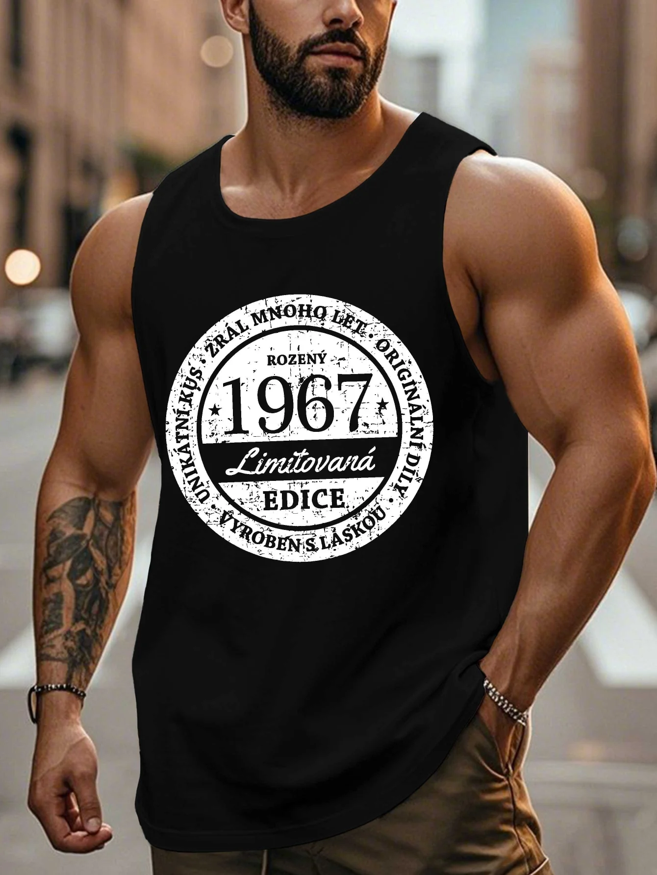 

Czech-style 1967 Limited Edition Large-Sized Men's V-Neck Shirt