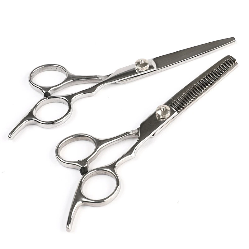 Stainless Steel Scissors for Hair Professional Hairdressing Thinning Scissor Haircut Cutting Shear Barber 6 inch Styling Tool