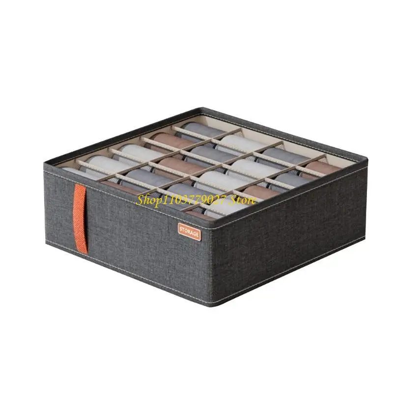 C4DF Sock Underwear Dividers 6/7/20 Cell Cabinet Closet Storage Box for Storing Socks Underwear Ties Jeans Wardrobe