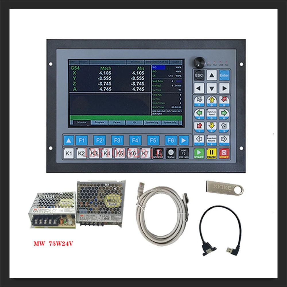 

2023 Newly upgraded 3/4/5 axis CNC controller DDCS-EXPERT supports tool magazine/atc step drive, replacing Ddcsv3.1