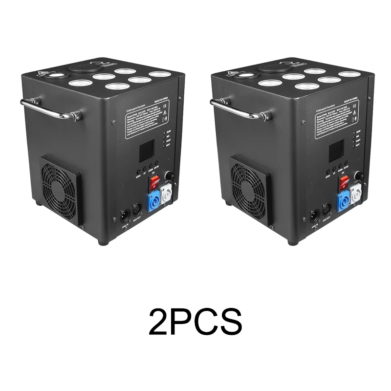 

Sunart 2Pcs 600W LED Washing Spark Machine with 6*60W RGBW LED DMX Stage Effect Firework Fixture For DJ Disco Night Clubs Bars