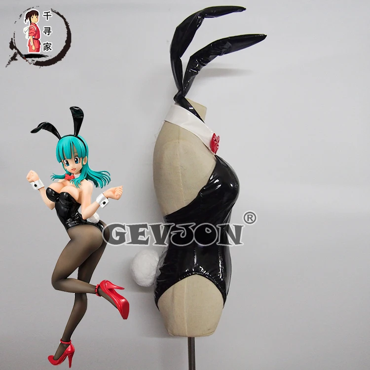 Bulma Anime Cosplay Bulma kostium króliczka przebranie na karnawał seksowny kostium może być wykonana na zamówienie/rozmiar