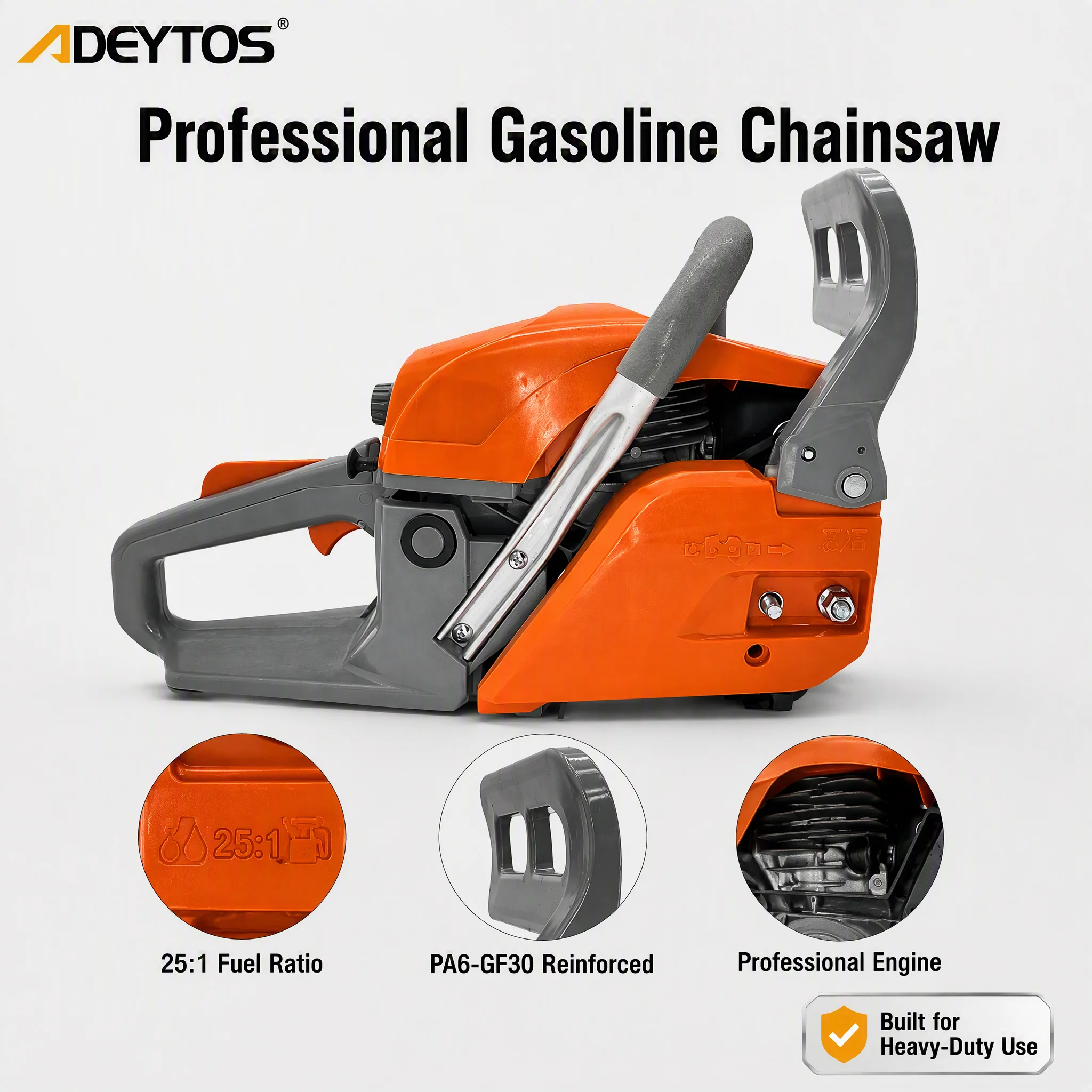 5800 China Factory Gaso*line Power Tools Garden Machine Tools ADEYTOS  Gas*oline Chainsaws Garden Tools Chainsaw-HDF