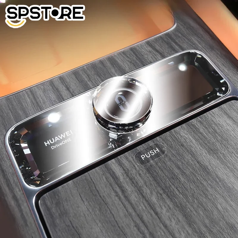 For AITO M9 Car Modified Gear Knob Film TPU Protective Film Interior Transparent Gear Handle Film Car Interior Refit Accessories