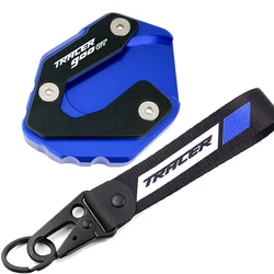 TRACER 900 GT Motorcycle Accessories Key chain Kickstand Side Stand Pad Enlarger For YAMAHA Tracer 900Gt 2014-2018 2019 2020