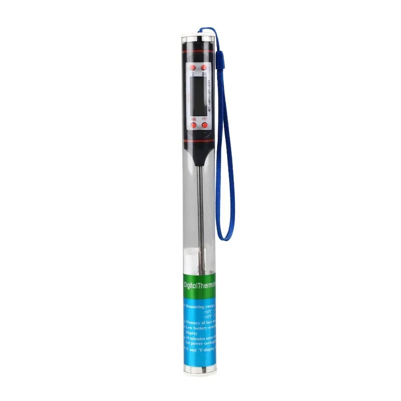 TP101 Car Air Condition Outlet Needle Type LCD Digital Gauge Check Kitchen Thermometer Range minus 50 to zero above 300 degrees