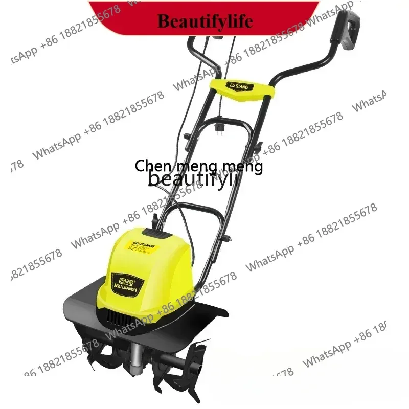 

X ss New style Guqiang electric small soil loosening multifunctional pastoral rotary tiller machine translation soil machine