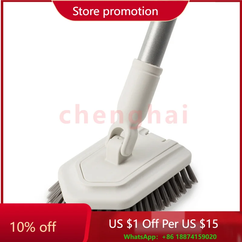 

Щетка для чистки ванной комнаты с длинной ручкой. 360-градусная чистка угловых зазоров стены. Масштабируемая щетка для короткоборда.