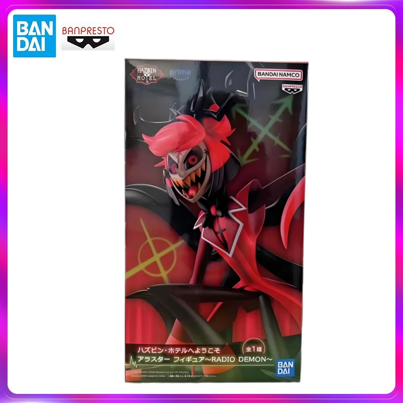 Bandai en Stock, Figura de Acción Original de Banpresto del Anime Welcome to Hazbin Hotel, Radio Demon Alastor, Modelo Coleccionable, Regalo TT