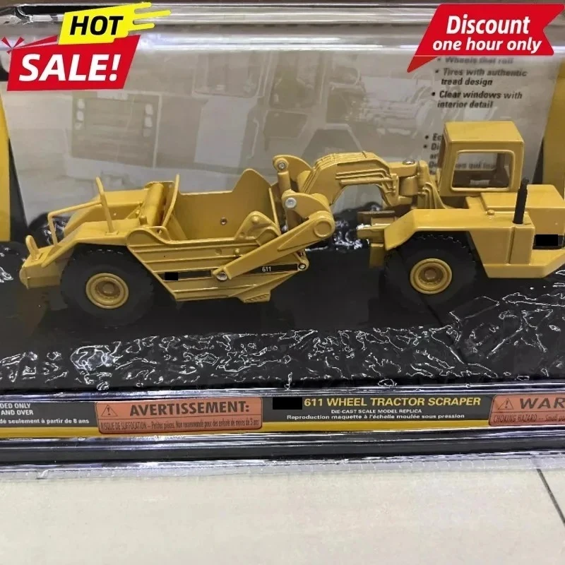 For 1:64 611 Wheeled Scraper Transport Truck Alloy Dumper Model 55303